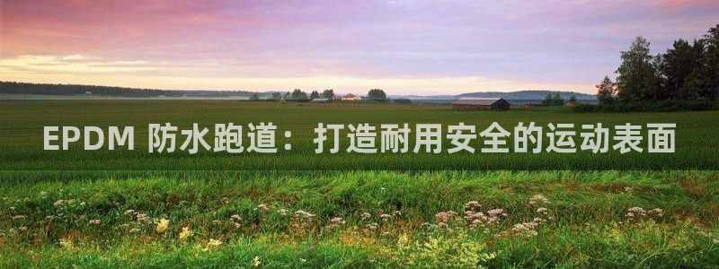 凯时国际app首页下载：EPDM 防水跑道：打造耐用安全的运动表面