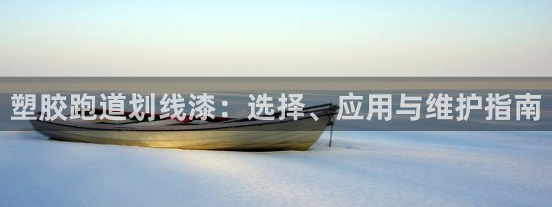 尊龙凯时网：塑胶跑道划线漆：选择、应用与维护指南