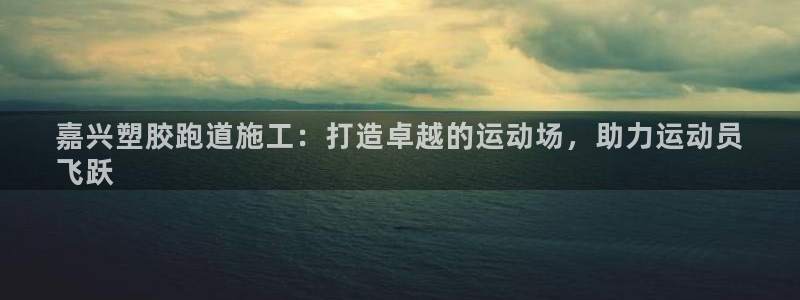 凯时尊龙官网网址：嘉兴塑胶跑道施工：打造卓越的运动场，助力运动员
飞跃