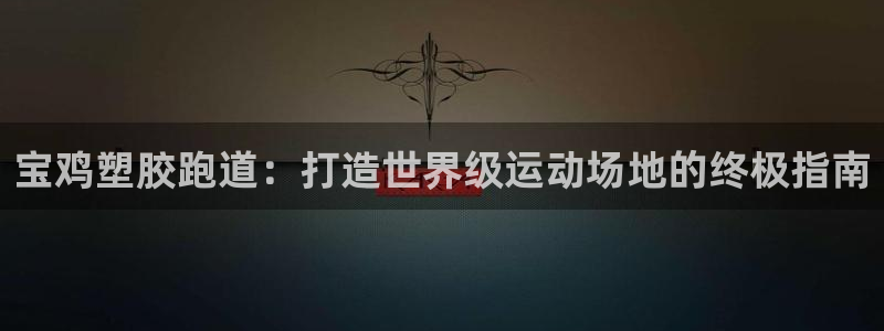 尊龙—人生就是博：宝鸡塑胶跑道：打造世界级运动场地的终极指南