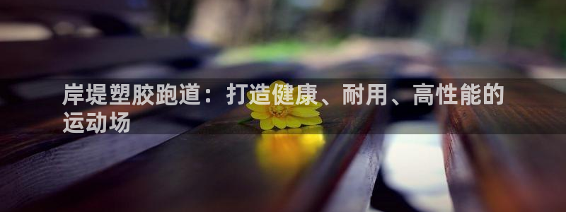z6尊龙凯时：岸堤塑胶跑道：打造健康、耐用、高性能的