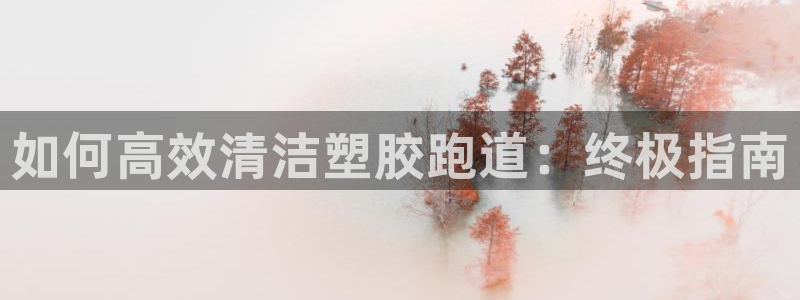 尊龙凯时-人生就是博中国官网最新：如何高效清洁塑胶跑