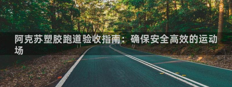 尊龙凯时能不能提现?：阿克苏塑胶跑道验收指南：确保安全高效的